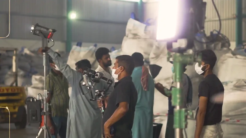 Creative Engine Lighting and crew at corporate shoot