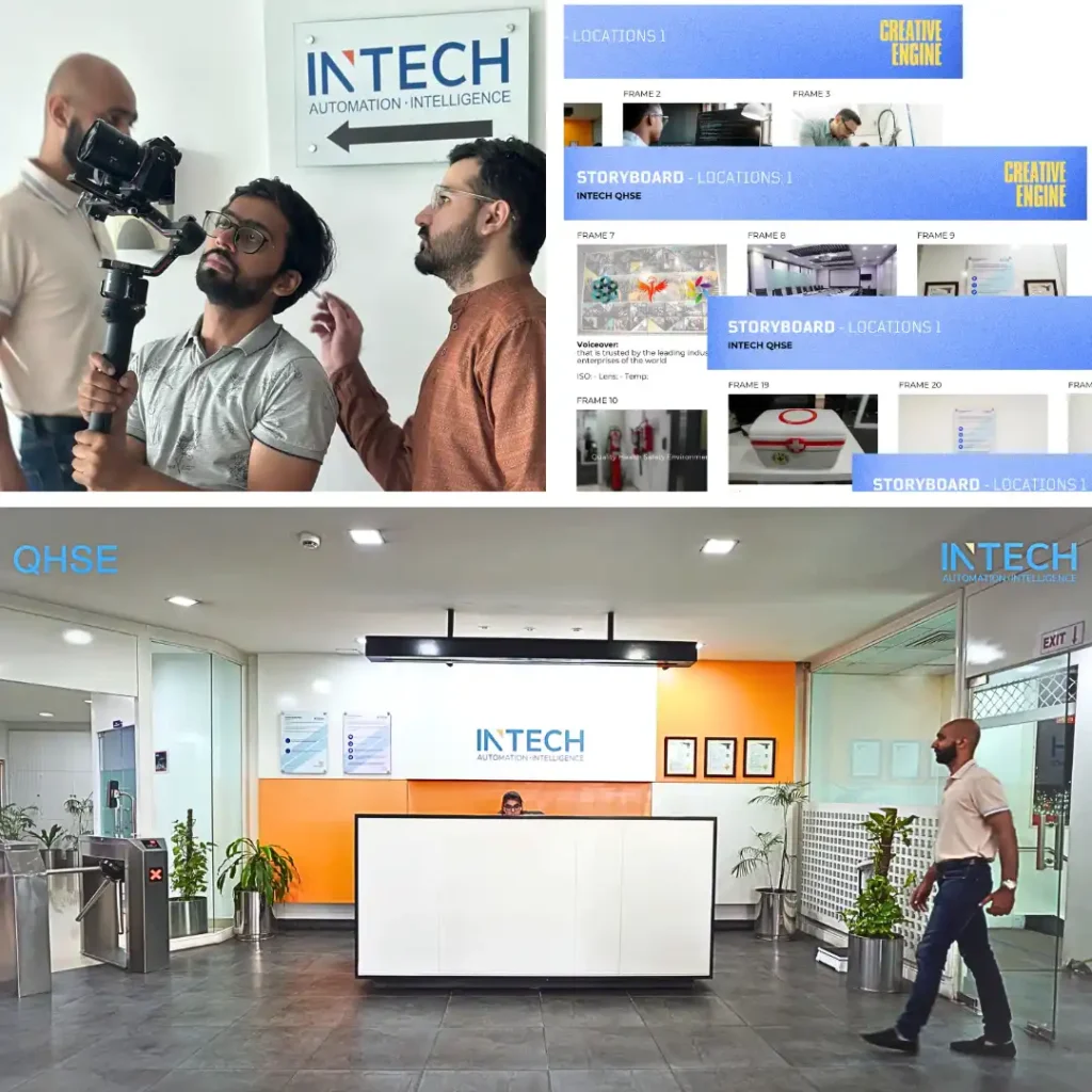 Intech QHSE induction video and safety video production by creative engine